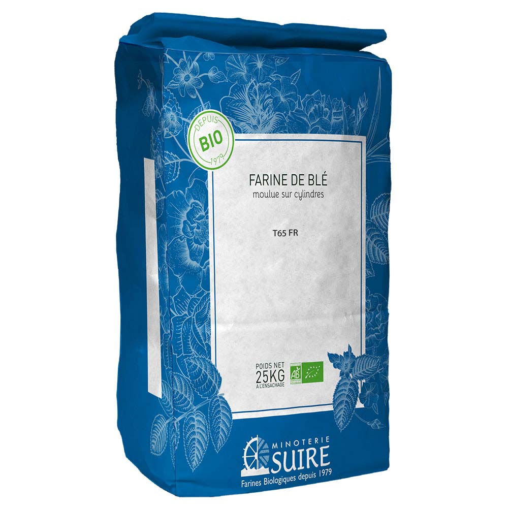 Farine blé bio cylindre T65